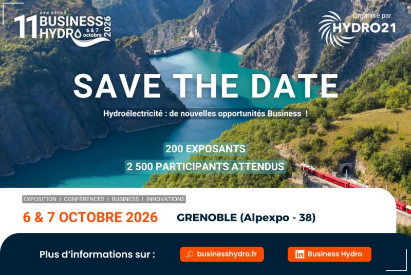 Retrouvez-nous au salon Business Hydro 2026 à Grenoble !